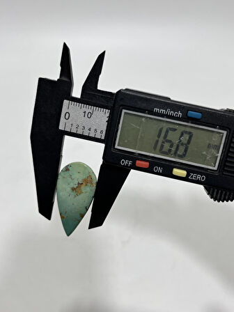 Okyanus Temalı Doğal Kabaşon Firuze Taşı 26,7 Karat - Turkuaz Taşı 5,36 Gram