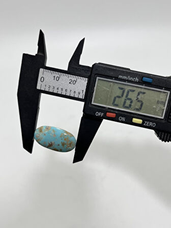 Okyanus Temalı Doğal Kabaşon Firuze Taşı 18,8 Karat - Turkuaz Taşı 3,78 Gram