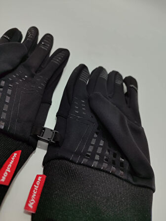 Kyncılor Outdoor Dokunmatik Rüzgar Su Geçirmez Motosiklet Eldiveni L