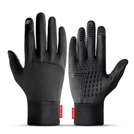 Kyncılor Outdoor Dokunmatik Rüzgar Su Geçirmez Motosiklet Eldiveni XL