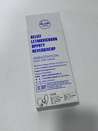 Blon Bl-03 Değiştirilebilir Kablolu Kulaklık