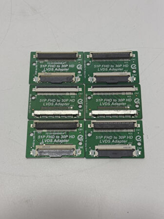Lcd Panel Flexi Repair 51P FHD TO 30P Hd Lvds Adaptör 6 Adet