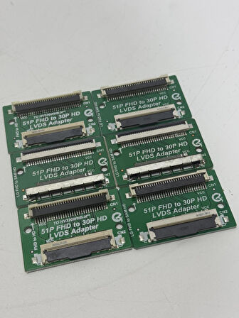 Lcd Panel Flexi Repair 51P FHD TO 30P Hd Lvds Adaptör 6 Adet