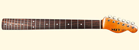 MJT VTS Eskitilmiş Vintage Amber Renk Gitar Sapı