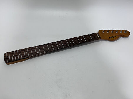 MJT VTS Eskitilmiş Vintage Amber Renk Gitar Sapı