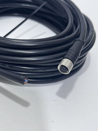 SSP M8-C8101-G 8 Pin Endüstriyel Bağlantı Kablosu 10 Metre