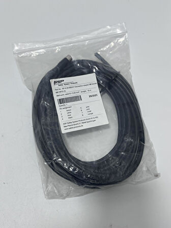 SSP M8-C8101-G 8 Pin Endüstriyel Bağlantı Kablosu 10 Metre