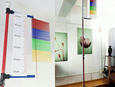 Meilujie Ayarlanabilir Dikey Sıçrama Ölçüm Cihazı 1.2-3.5 Metre