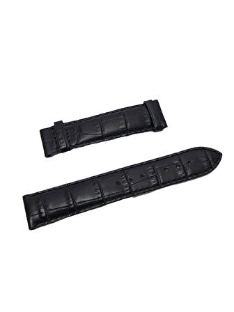 Tissot Uyumlu Croco Baskı Deri Saat Kordonu 19mm