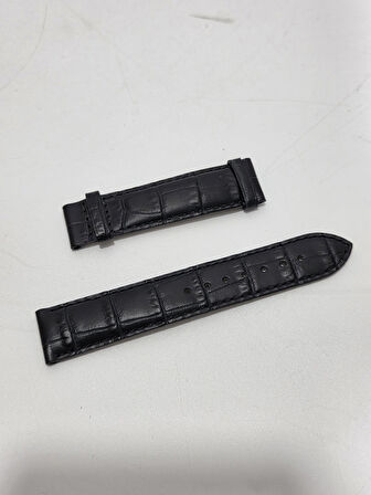 Tissot Uyumlu Croco Baskı Deri Saat Kordonu 19mm