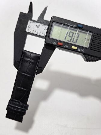 Tissot Uyumlu Croco Baskı Deri Saat Kordonu 19mm