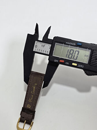 Pierre Cardin Uyumlu Deri Saat Kordonu 18mm