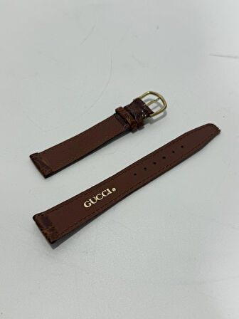 Gucci Uyumlu Deri Saat Kordonu 17mm