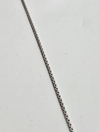 Zincir Motifli 925 Ayar Gümüş Kolye 2mm 15 Gram