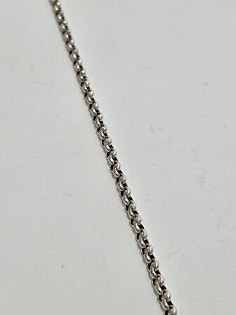 Zincir Motifli 925 Ayar Gümüş Kolye 3,5mm 9,1 Gram