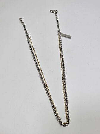 Justin Clenquet 925 Ayar Gümüş Kolye 4,5mm 24,95 Gram