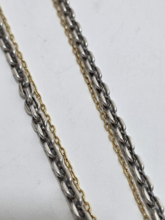 Justin Clenquet 925 Ayar Gümüş Kolye 4,5mm 24,95 Gram