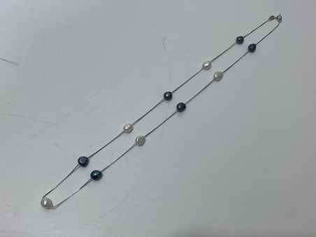 Ashiqi Doğal Barok İnci 925 Ayar Gümüş Kolye 6,85 Gram