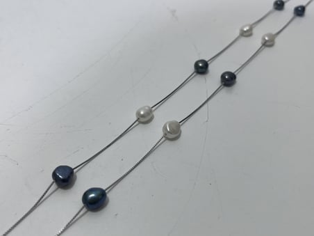 Ashiqi Doğal Barok İnci 925 Ayar Gümüş Kolye 6,85 Gram