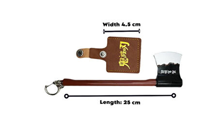 Demon Slayer Inspired Katana Dekoratif Balta 15cm