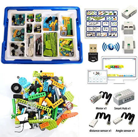Wedo 2.0 Robotik Kodlama Eğitim Seti 280 Parça (Muadil Ürün)