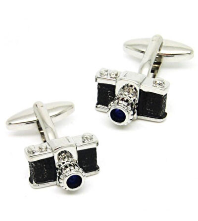 Fotoğraf Makinesi Tasarım Erkek Gömlek Kol Düğmesi