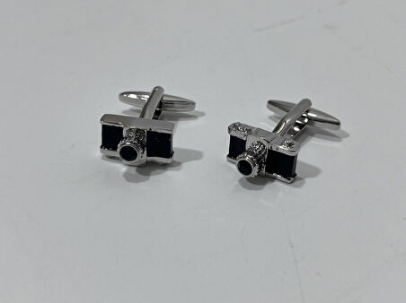 Fotoğraf Makinesi Tasarım Erkek Gömlek Kol Düğmesi