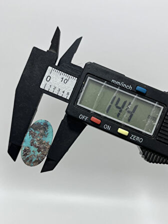 Okyanus Temalı Doğal Kabaşon Firuze Taşı 20,1 Karat - Turkuaz Taşı 4,02 Gram