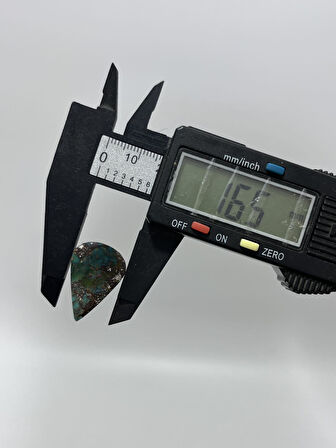 Okyanus Temalı Doğal Kabaşon Firuze Taşı 20,3 Karat - Turkuaz Taşı 4,08 Gram