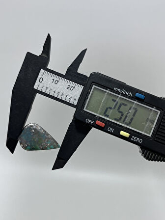 Okyanus Temalı Doğal Kabaşon Firuze Taşı 20,3 Karat - Turkuaz Taşı 4,08 Gram