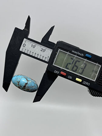 Okyanus Temalı Doğal Kabaşon Firuze Taşı 28 Karat - Turkuaz Taşı 5,62 Gram