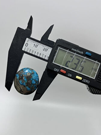 Okyanus Temalı Doğal Kabaşon Firuze Taşı 74,4 Karat - Turkuaz Taşı 14,89 Gram