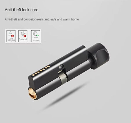 Minkingden 9903 Minimalist Sessiz Kapı Kolu Kilit Seti 