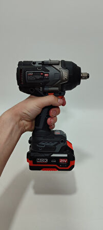 Mok 6803 Şarjlı Somun Sıkma Sökme Tabancası Darbeli Brushless Motor 21v 