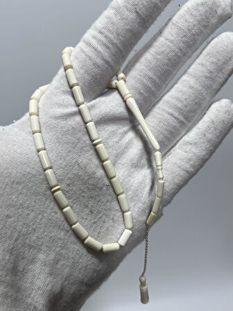 Kesme Fildişi Tesbih 5,64 Gram - Koleksiyonluk Fil Dişi Tespih