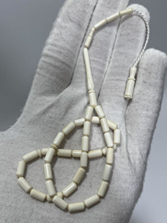 Kesme Fildişi Tesbih 5,64 Gram - Koleksiyonluk Fil Dişi Tespih