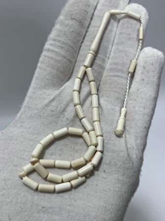 Kesme Fildişi Tesbih 5,71 Gram - Koleksiyonluk Fil Dişi Tespih