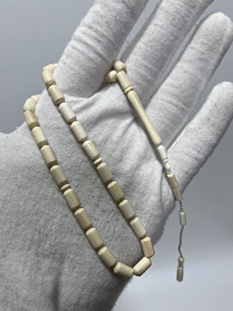 Kesme Fildişi Tesbih 8,67 Gram - Koleksiyonluk Fil Dişi Tespih