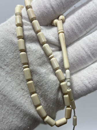 Kesme Fildişi Tesbih 8,67 Gram - Koleksiyonluk Fil Dişi Tespih