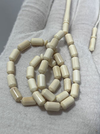 Kesme Fildişi Tesbih 8,67 Gram - Koleksiyonluk Fil Dişi Tespih