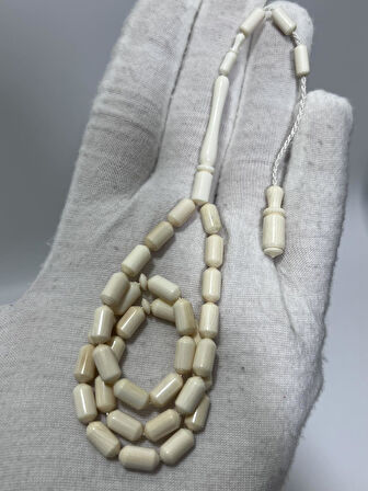 Kesme Fildişi Tesbih 9,17 Gram - Koleksiyonluk Fil Dişi Tespih