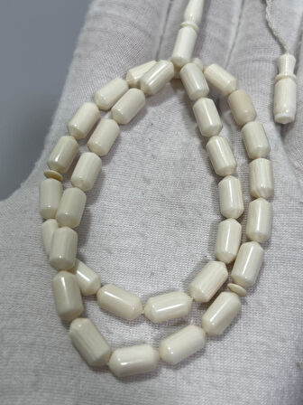 Kesme Fildişi Tesbih 11,78 Gram - Koleksiyonluk Fil Dişi Tespih