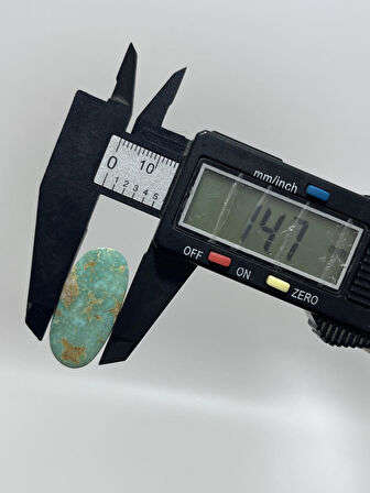 Okyanus Temalı Doğal Kabaşon Firuze Taşı 23,8 Karat - Turkuaz Taşı 4,77 Gram