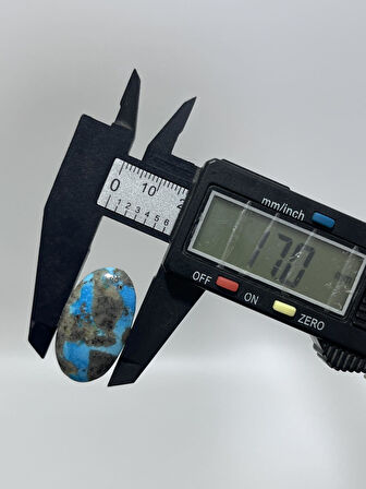 Okyanus Temalı Doğal Kabaşon Firuze Taşı 42 Karat - Turkuaz Taşı 8,41 Gram