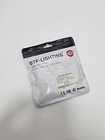 WS2812B Adreslenebilir Rgb Şerit Led 5 Metre 90 Led