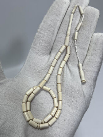 Kesme Fildişi Tesbih 5,67 Gram - Koleksiyonluk Fil Dişi Tespih