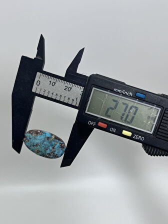 Okyanus Temalı Doğal Kabaşon Firuze Taşı 20 Karat - Turkuaz Taşı 4 Gram