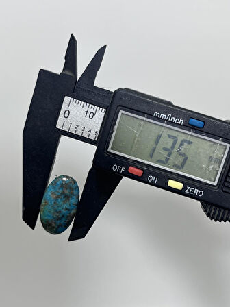 Okyanus Temalı Doğal Kabaşon Firuze Taşı 20,2 Karat - Turkuaz Taşı 4,04 Gram