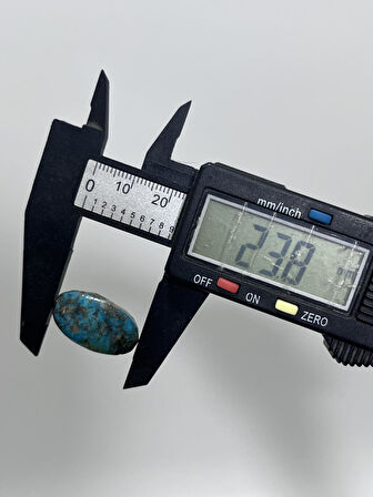 Okyanus Temalı Doğal Kabaşon Firuze Taşı 20,2 Karat - Turkuaz Taşı 4,04 Gram