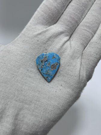 Okyanus Temalı Doğal Kabaşon Firuze Taşı 22,8 Karat - Turkuaz Taşı 4,57 Gram